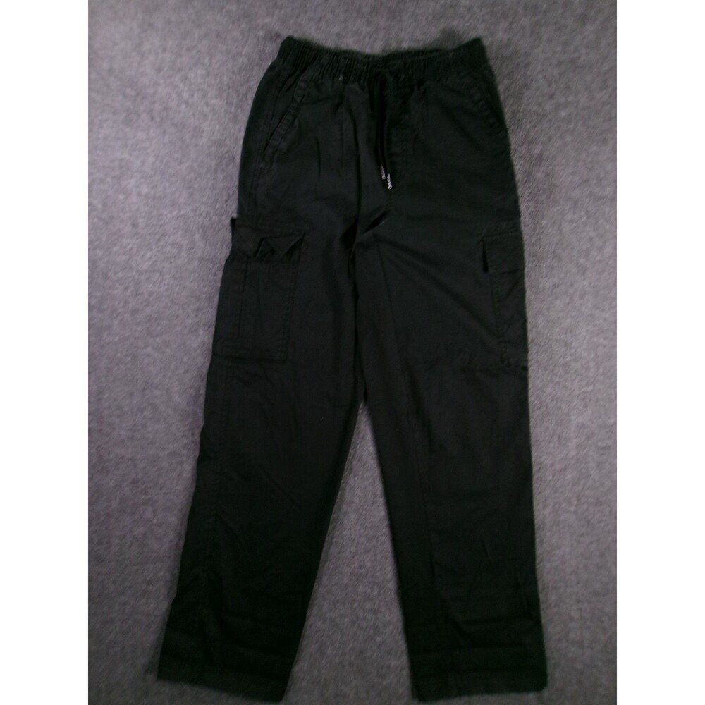 NO Boundaries Cargo Pants Men XS Black Straight Leg Baggy Y2K Workwear Steet